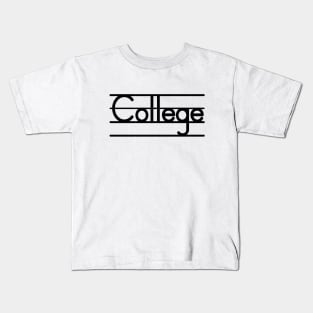 College - Freshman to Senior, It's All Good Kids T-Shirt